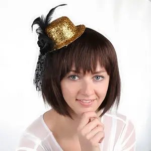 Atacado para mulheres, cabelo de festa diária, decoração fascinadora de faixa de cabelo para igreja, para mulheres