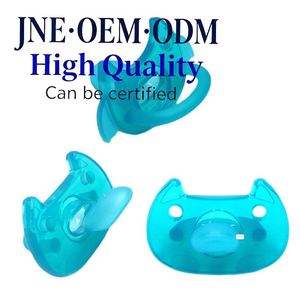 Sucette pour bébé en silicone intégral de qualité alimentaire, à mâcher apaisant, à large ouverture, pour l'alimentation des bébés, en silicone comestible - Product Image 1