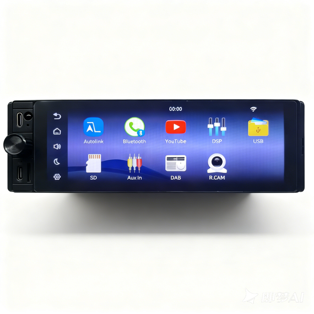 Universal 6.28 Inch LINUX Autoradio with CarPlay Android Auto DAB Steering Wheel Control MP5 USB