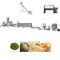 Extrudeuse de nourriture pour bébés, extrudeuse à double vis de qualité alimentaire, machine à poudre nutritionnelle instantanée
