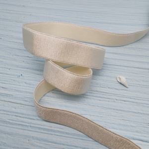 Bande élastique tricotée sur mesure de 19 mm de large, haute élasticité, ceinture extensible robuste en blanc, crème, noir, sangle personnalisable en couleur - Product Image 1