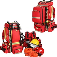 Sac à dos d'urgence imperméable grande capacité avec système de fixation SWIFT, sacoche détachable pour matériel de lutte contre les incendies forestiers, hygiène et premiers secours