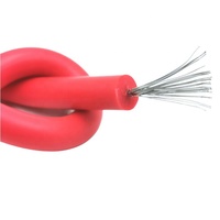 Câble en silicone AGG haute tension résistant à la chaleur 5/10/15/20/25/30/40KV 20/18/17/15/13/11/9AWG pour allumage électronique CC automobile