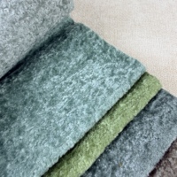 Tissu de canapé en velours luxueux, dernier design, tissu en peluche épais tricoté pour la décoration de villa