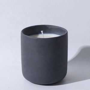 Bocaux à bougies en céramique mate givrée de 12 oz, personnalisables avec logo gravé, en porcelaine blanche, vente en gros, pour la fabrication de bougies - Product Image 3
