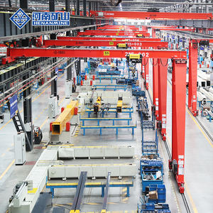Hochwertiges BMH-Modell Elektrische mobile Schiene Einzelträger-Halb portalkran 5 Tonnen 10 Tonnen 16 Tonnen Kran Preis - Product Image 5