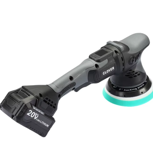 CLOVER 2026 Meilleure vente <span class=keywords><strong>Polisseuse</strong></span> orbitale aléatoire sans fil 15 mm 2000-5500 OPM Batterie sans balais Double action pour voiture - Product Image 1