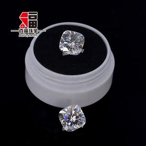 Joyería Baifu precio al por mayor VVS blanco DEF cojín corte moissanites - Product Image 2