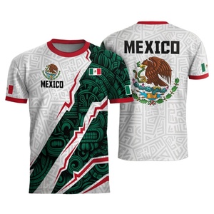 Maillot de football du Mexique pour <span class=keywords><strong>le</strong></span> Mondial 2026, maillot à col rond pour homme, maillot de football à manches courtes - Product Image 5