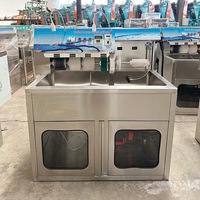 Machine à laver et à sécher les chaussures électrique à 6 têtes, machine à nettoyer les baskets, vente chaude, machine à laver les chaussures à pièces, acier inoxydable