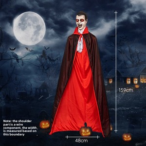 Decoración de <span class=keywords><strong>Halloween</strong></span>: Fantasma Colgante de Vampiro con Luz y Sonido, Sensor de Activación por Sonido, Cabeza de Plástico, Disfraz Aterrador - Product Image 4