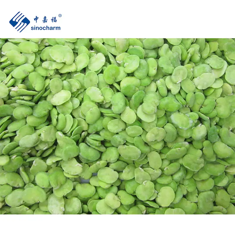 Sinocharm बीआरसी प्रमाणित उच्च गुणवत्ता जमे हुए ताजा खुली व्यापक सेम