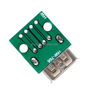 USB 2.0 Female Socket Head DIP 4pin Adapter Board Soldered Mobile <b>Phone</b> Power Data <b>Cable</b> - Product Image 6
