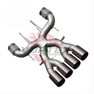 Sistema de Escape Vortex SS304 para McLaren 720S, Actualización 765LT 4.0T V8 2017-2024, Puntas Cuádruples Centrales, Kit de Rendimiento - Product Image 2