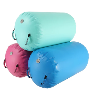 Durable PVC barato OEM Airtube para gimnasio personalizado Color gimnasia inflable aire rollo - Product Image 1