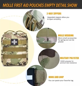 Du Lịch Ngoài Trời chấn thương Băng Mini y tế Survival Viện trợ đầu tiên túi khẩn cấp <span class=keywords><strong>Kit</strong></span> Viện trợ đầu tiên - Product Image 5