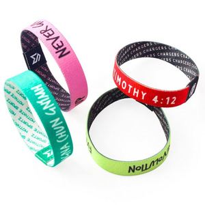 Pulsera Deportiva Personalizada de Tela de Alta Calidad con Logotipo, Pulsera Elástica Tejida para Eventos y Publicidad - Product Image 6
