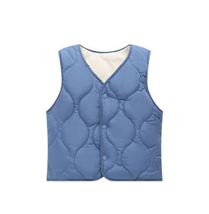 <strong>Girls</strong> Winter Warm Vest Children's Clothing Unisex Sleeveless Coat Lightweight V-Neck Waistcoat <strong>Gilet</strong> for <strong>Toddler</strong> - Product Image 6