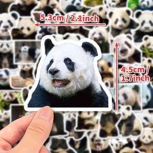 50PCS Mignon Panda Géant Autocollant Planche À Roulettes Autocollant Décoratif Étanche Diy Autocollants pour Enfants - Product Image 4