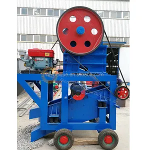 Factory price rock crusher diesel engine mobile jaw crusher in beijing