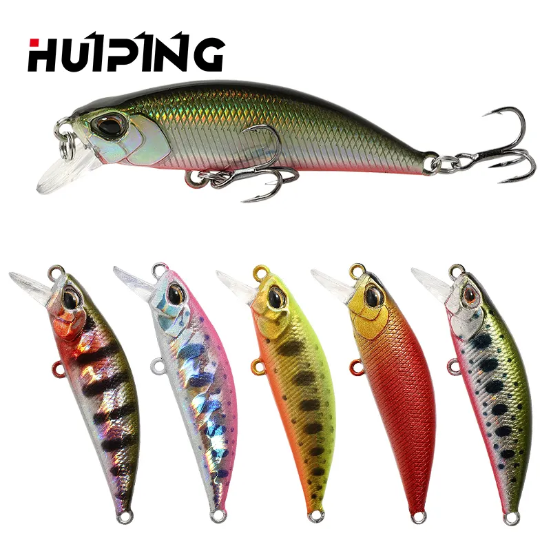 HUIPING mini sinking minnow 50s lure 5g 50mm Pesca fishing Wobbler bass Fishing trota esche Hard Bait M45 lake Lures fish baits