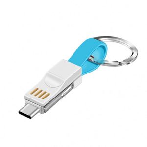 สายชาร์จ USB 4 in 1 คุณภาพสูง ของขวัญแจกฟรี พิมพ์โลโก้ได้ พร้อมพวงกุญแจ สาย Type C - Product Image 2