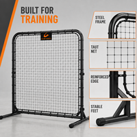 Filet de rebond multisports pour l'entraînement de la précision au football, au baseball, au golf et de la coordination œil-main