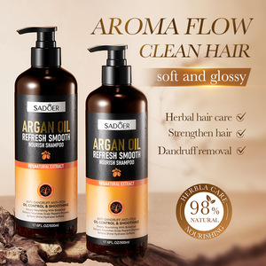 Ensemble shampooing, revitalisant et masque capillaire à l'huile d'Afghanistan - Kit de soins capillaires - 500 ml - Lisse, antipelliculaire, rafraîchissant et hydratant - Product Image 2