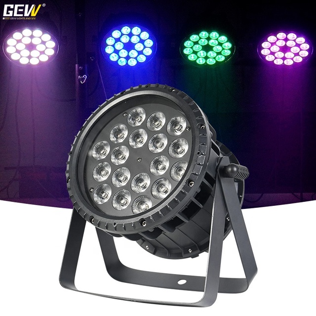 18X12W RGBW LED Par Light Waterproof IP65 Bar Club Party Wedding Dj Light Equipment DMX512 Controller Led Stage Light