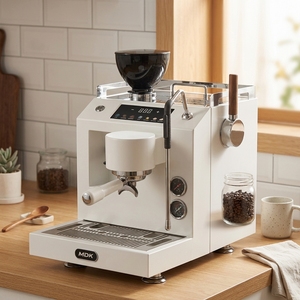 Mdk Mc-18 Commercial Semi-automatic Espresso Coffee Machine Stainless Steel <b>12</b> Bars <b>70</b> Cups Capacity Hotel Car Mc-18 Mdk - Product Image 1