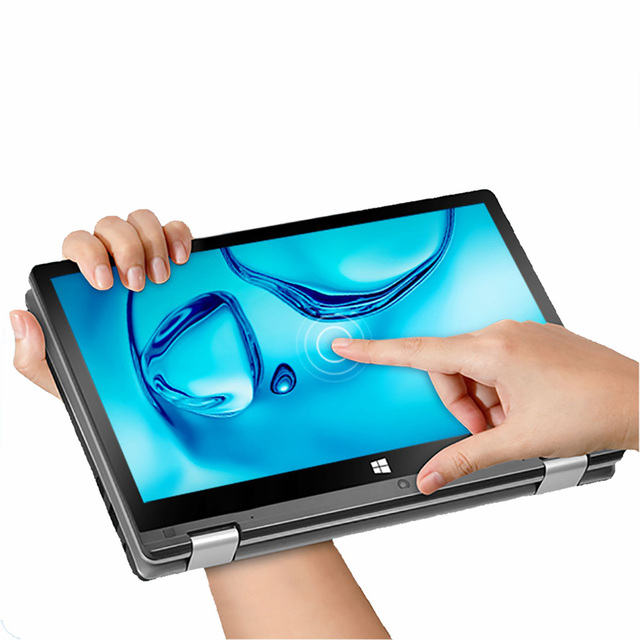 Factory Selling 11.6 Inch 2 in 1 Touch Screen N4120 Quad Core 8G RAM 128G 256G SSD Rotating 360 Degree Education Yoga Laptop