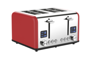 Household Stainless Steel Electric Heat-proof Crumb Tray 4 Slice Bread <strong>Smart</strong> <strong>Toaster</strong> With Led Display - Product Image 5