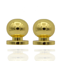 Boutons miniatures en laiton poli pour commodes, armoires et rangements d'entrepôt - Couleurs personnalisables - Vente en gros