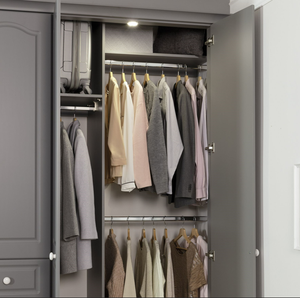 Walk in <strong>Closet</strong> Wooden Wardrobe Cabinet Clothes <strong>Closet</strong> Drawer Bedroom Armoire Organizer <strong>Big</strong> <strong>Closet</strong> with Shoe Cupboard - Product Image 3