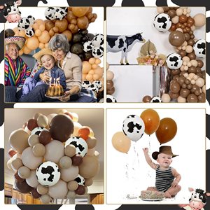 Cow Balloons Garland Arch Kit Cow <strong>Party</strong> <strong>Decorations</strong> for Baby Shower Birthday <strong>Farm</strong> Western Theme <strong>Party</strong> Supplies <strong>Decorations</strong> - Product Image 4