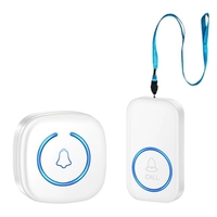 Montre pendentif d'appel d'urgence sans fil pour personnes âgées et patients, alarme SOS longue portée, sonnette d'alerte de sécurité à une touche