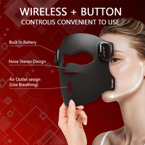 EYCO último modelo 3D LED silicona cuidado de la piel máscaras faciales belleza LED máscara facial luz roja terapia máscara - Product Image 6