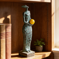 Sculpture de corps humain en céramique abstraite moderne de grande taille personnalisée pour la décoration de la maison et du bureau