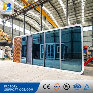 Multi-Functional High-Tech Smart Living Steel Prefabricated Apple Cabin <b>House</b> Electricity Plumbing System Eco-Friendly Office - Product Image 4