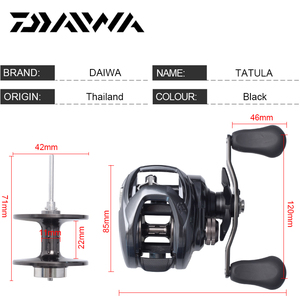 DAIWA — <span class=keywords><strong>moulinet</strong></span> Baitcasting <span class=keywords><strong>TATULA</strong></span>, à gauche ou droite, équipement à tambour fixe, 13KG de puissance Max, Ratio 300: 1, adapté à l'eau salée, 8.1 - Product Image 2