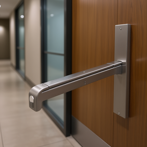 Barra de Empuje para Puerta de Salida de Emergencia VEVOR, Acero Inoxidable, 30-36 Pulgadas, Herraje Comercial para Puerta de Madera, Prevención de Incendios - Product Image 2