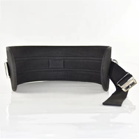Ceinture de musculation professionnelle pour hommes avec boucle en métal personnalisée, en caoutchouc et nylon, accessoire d'équipement de gym