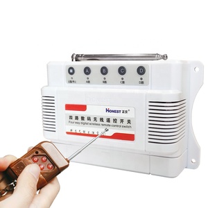 Trung thực 220V 12V 24V 4ch kênh tiếp sức RF không dây điều khiển từ xa chuyển 2 máy phát + Receiver kiểm soát cửa bắt đầu - Product Image 6