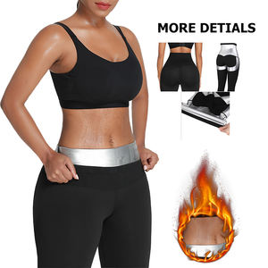 Mallas de entrenamiento de cintura de neopreno transpirable personalizadas para mujer, bragas adelgazantes para quemar grasa y levantar glúteos - Product Image 1
