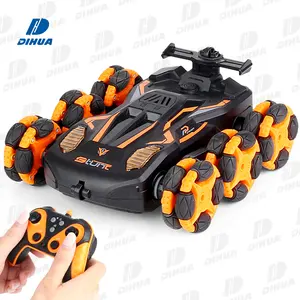 Double-Sided Remote Control Stunt Toys Car For Kids 6 Wheels Remote Controlled Super Stunt Car Drift Vehicle With Light