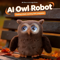 Oiseau hibou intelligent en peluche, robot interactif parlant, WIFI, dialogue vocal, jouet éducatif, compagnon, rechargeable, cadeau pour enfants