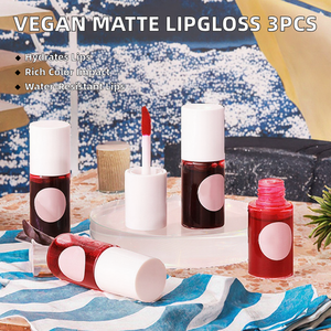 Best Seller Vegan Matte Liquid <b>Lip</b> Gloss Waterproof Mineral Long-Lasting Highly Pigmented Moisturizing CE Certified Private - Product Image 4