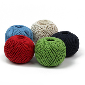 High Quality 100% Natural <strong>Cotton</strong> Fiber Colorful DIY <strong>Craft</strong> Decoration <strong>String</strong> Cord Organic Material Twisted <strong>Cotton</strong> Twine - Product Image 4