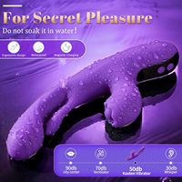 Nouveau vibrateur féminin à commande par application avec écran numérique, stimulation du point G, vibrations à 50 dB