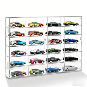 Vitrina Acrílica en Oferta con Puerta Antipolvo, Perfecta para Exhibir y Proteger Autos de Juguete a Escala - Product Image 1